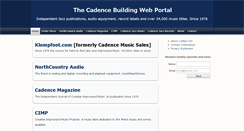 Desktop Screenshot of cadencebuilding.com